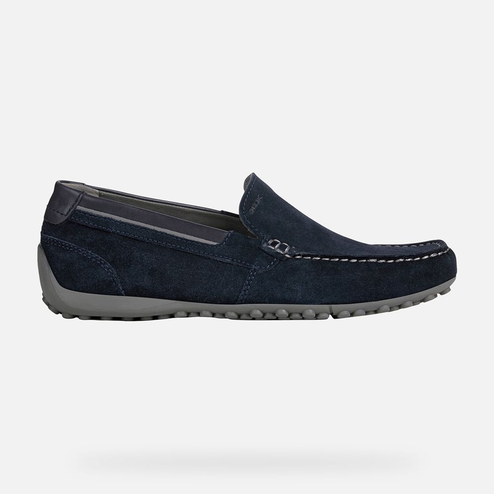 Geox Erkek Loafers Lacivert - Snake - KHM-369578